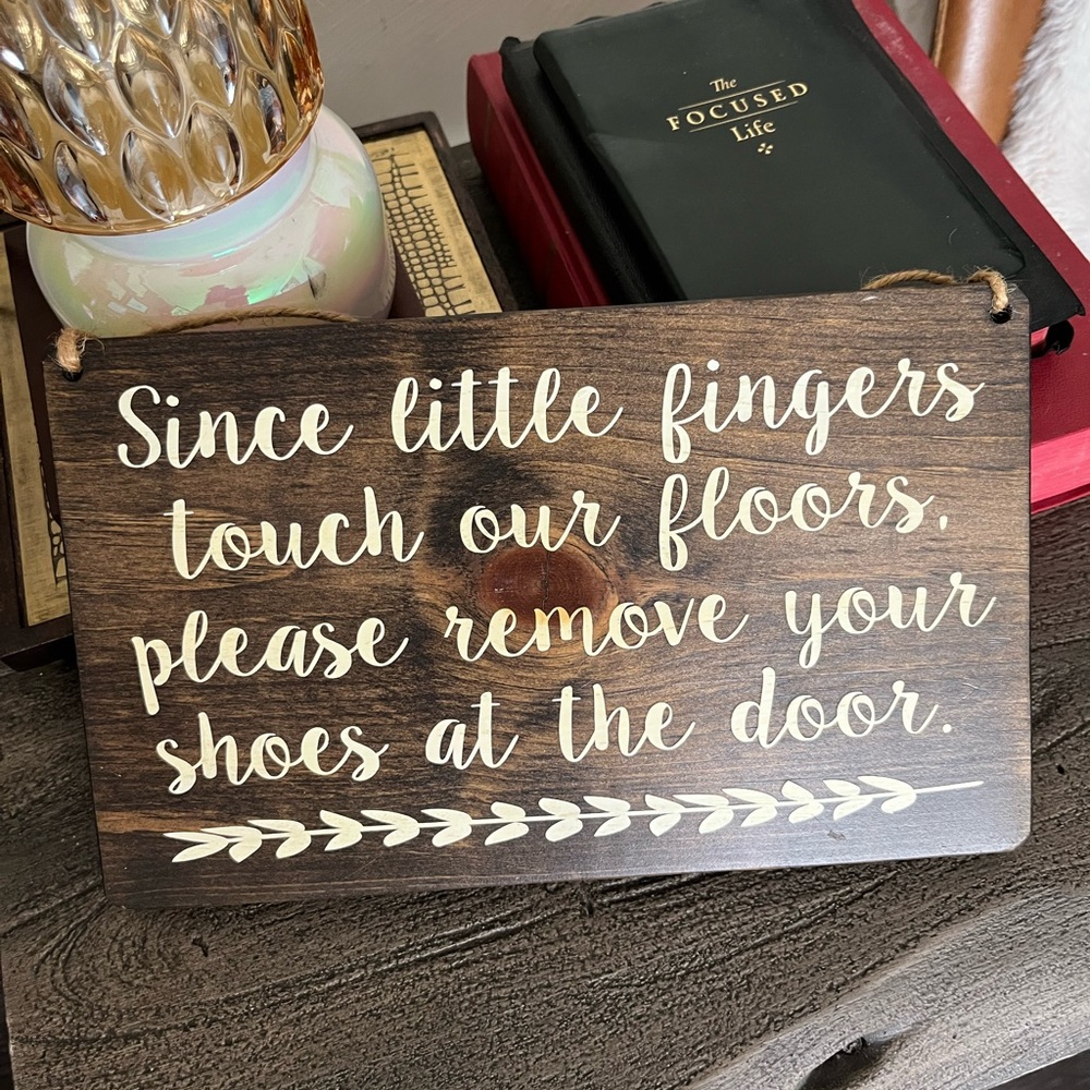 Wooden Vintage Look Decor Sign‎